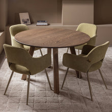 Charger l'image dans la galerie, HAARLEM 4-POSITION LEG OAK CASHMERE BROWN SET OF 2 [fsc]