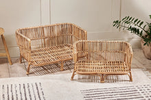 Load image into Gallery viewer, Tanvyk Rattan Pet Bed - Natural - Large