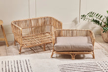 Load image into Gallery viewer, Tanvyk Rattan Pet Bed - Natural - Large