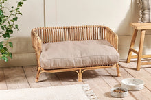 Load image into Gallery viewer, Tanvyk Rattan Pet Bed - Natural - Large