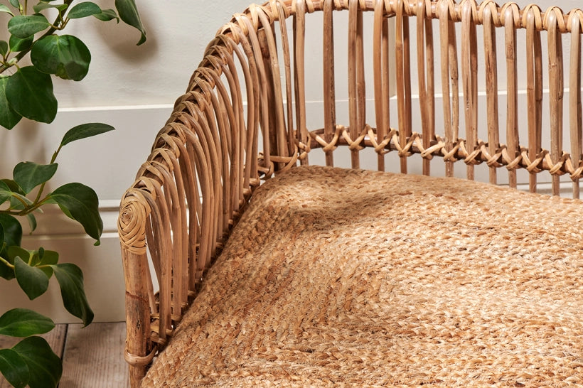 Tanvyk Rattan Pet Bed - Natural - Large