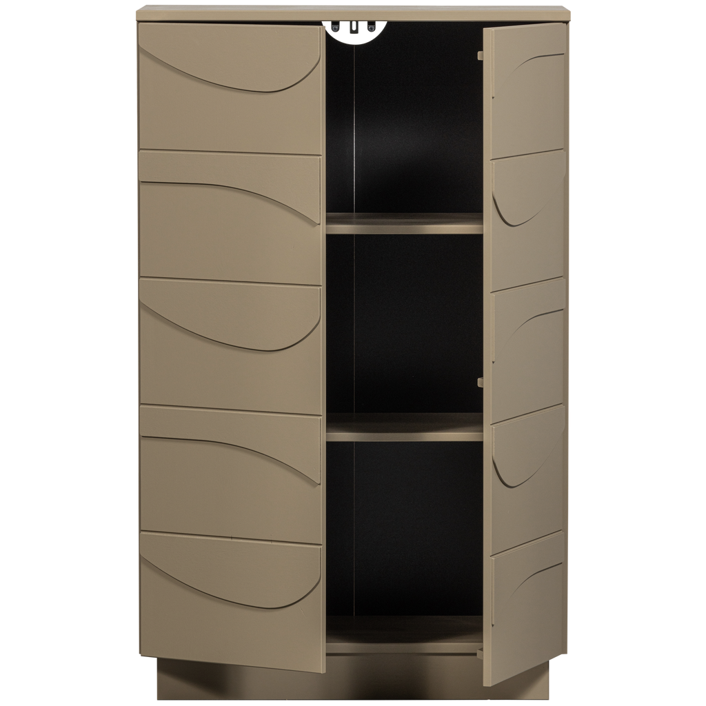 TEO CABINET PINE MUD [fsc]