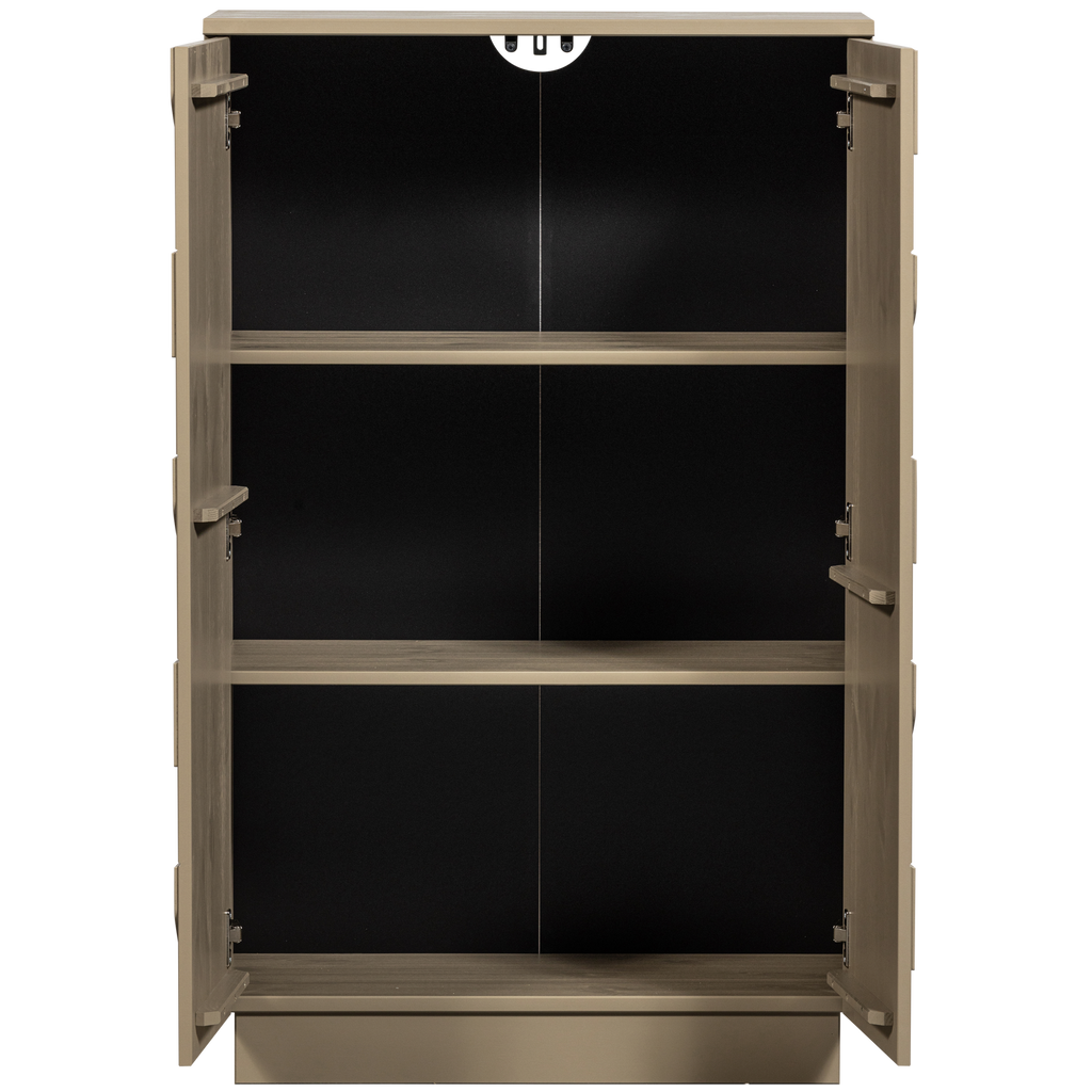 TEO CABINET PINE MUD [fsc]