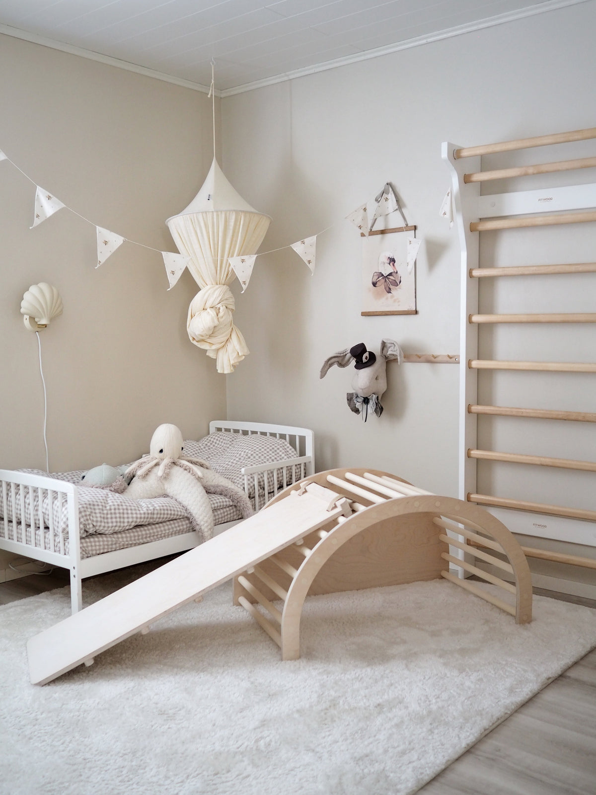 TUOHI II slide ramp | white