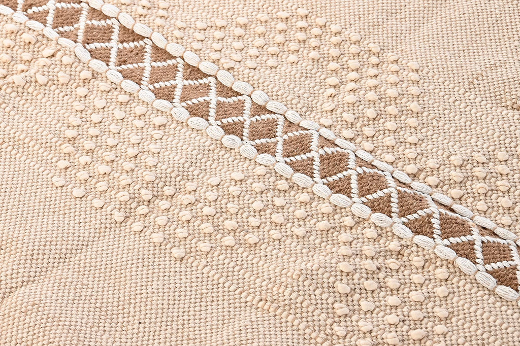 CARPET COTTON 117X198X0 1200 GSM BROWN