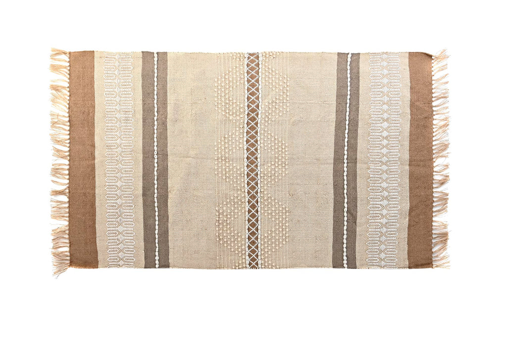 CARPET COTTON 117X198X0 1200 GSM BROWN