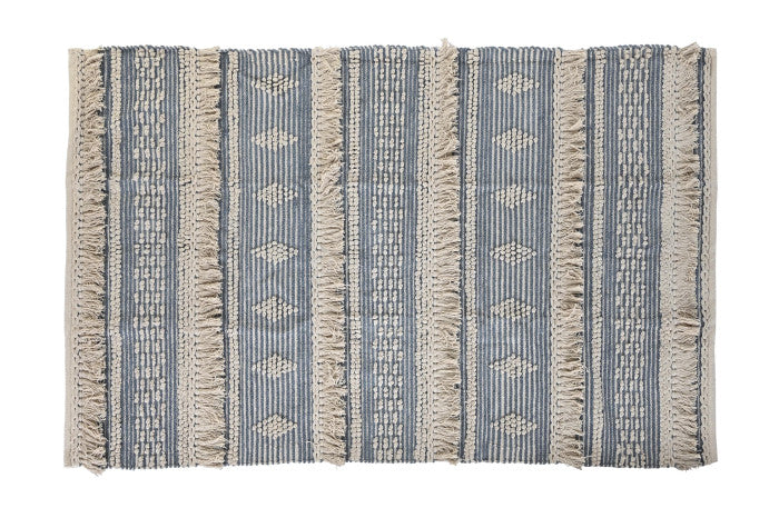 CARPET COTTON 180X120X2 1600 GR BLUE