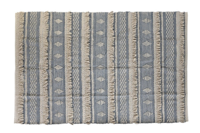 CARPET COTTON 230X160X2 1600 GR BLUE