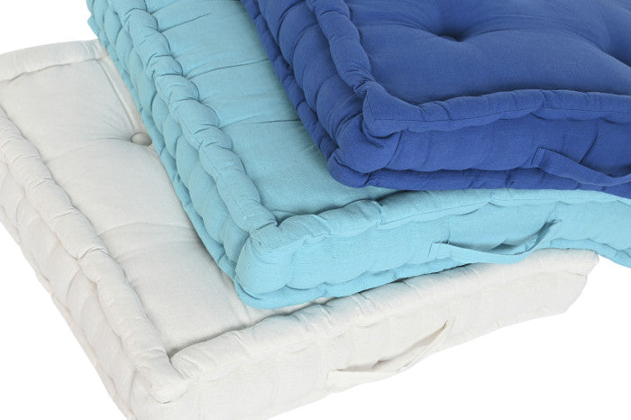 POLYESTER COTTON CUSHION 56X56X13 4.2 KG K 3 ASSORTED