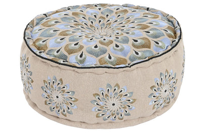 FLOOR CUSHION COTTON 60X60X27 7500GR BLUE