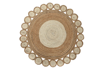 CARPET JUTE COTTON 120X120X1 1800 GSM BROWN