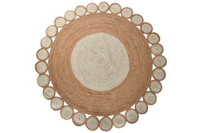 CARPET JUTE COTTON 200X200X1 1800 GSM BROWN