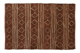 CARPET JUTE LEATHER 120X180X1 2000 GSM ROMOS BROWN