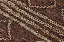 Load image into Gallery viewer, CARPET JUTE LEATHER 160X230X1 2000 GSM ROMOS BROWN