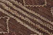 Load image into Gallery viewer, CARPET JUTE LEATHER 120X180X1 2000 GSM ROMOS BROWN