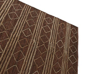 Load image into Gallery viewer, CARPET JUTE LEATHER 120X180X1 2000 GSM ROMOS BROWN