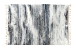 CARPET COTTON 120X180X0,5 CHINDI BLUE