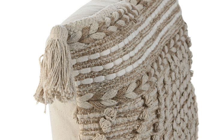 CUSHION COTTON JUTE 45X45 754 GR.