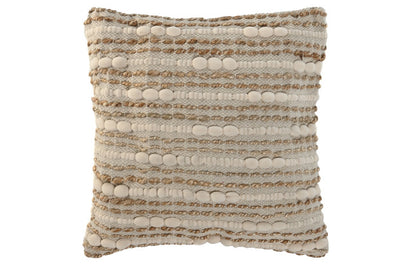 CUSHION COTTON JUTE 45X45 794 GR.