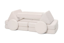 Load image into Gallery viewer, Shappy Play Sofa Original Teddy Cream White