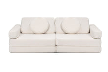 Load image into Gallery viewer, Shappy Play Sofa Original Teddy Cream White
