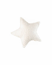 Carica l&#39;immagine nel visualizzatore di Gallery, Cream White Star Cushion