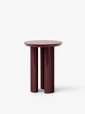 Tung Side Table JA3 Ø38 H48 cm Burgundy Red