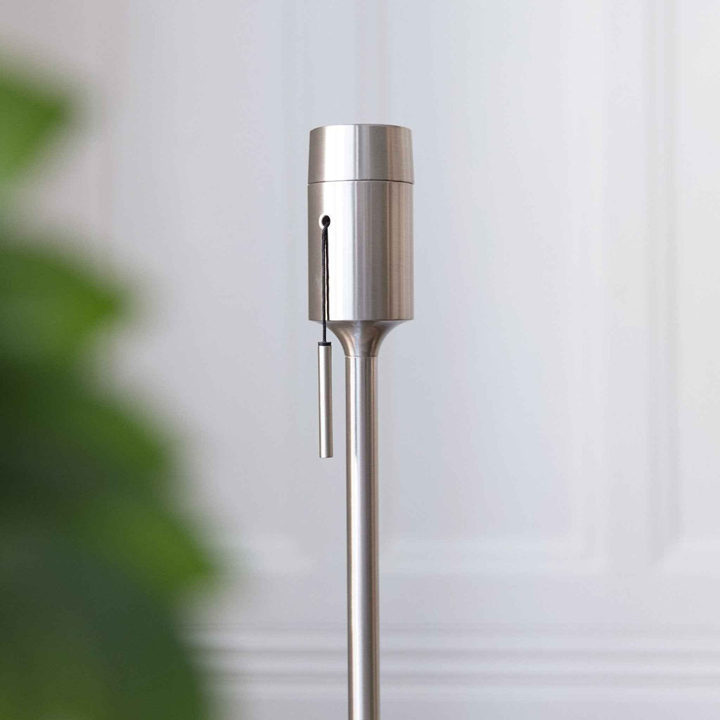 Sante Table Brushed Steel - lifestyle