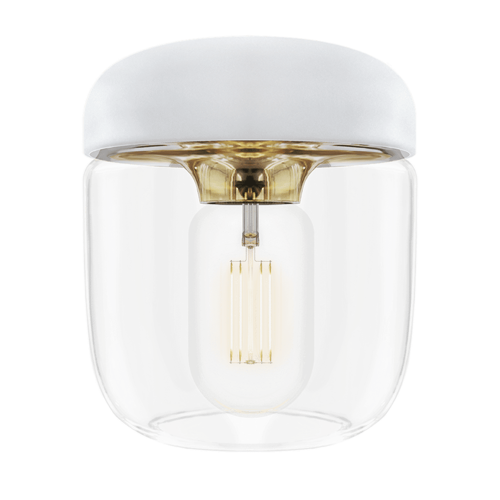 Acorn white/polished brass - packshot