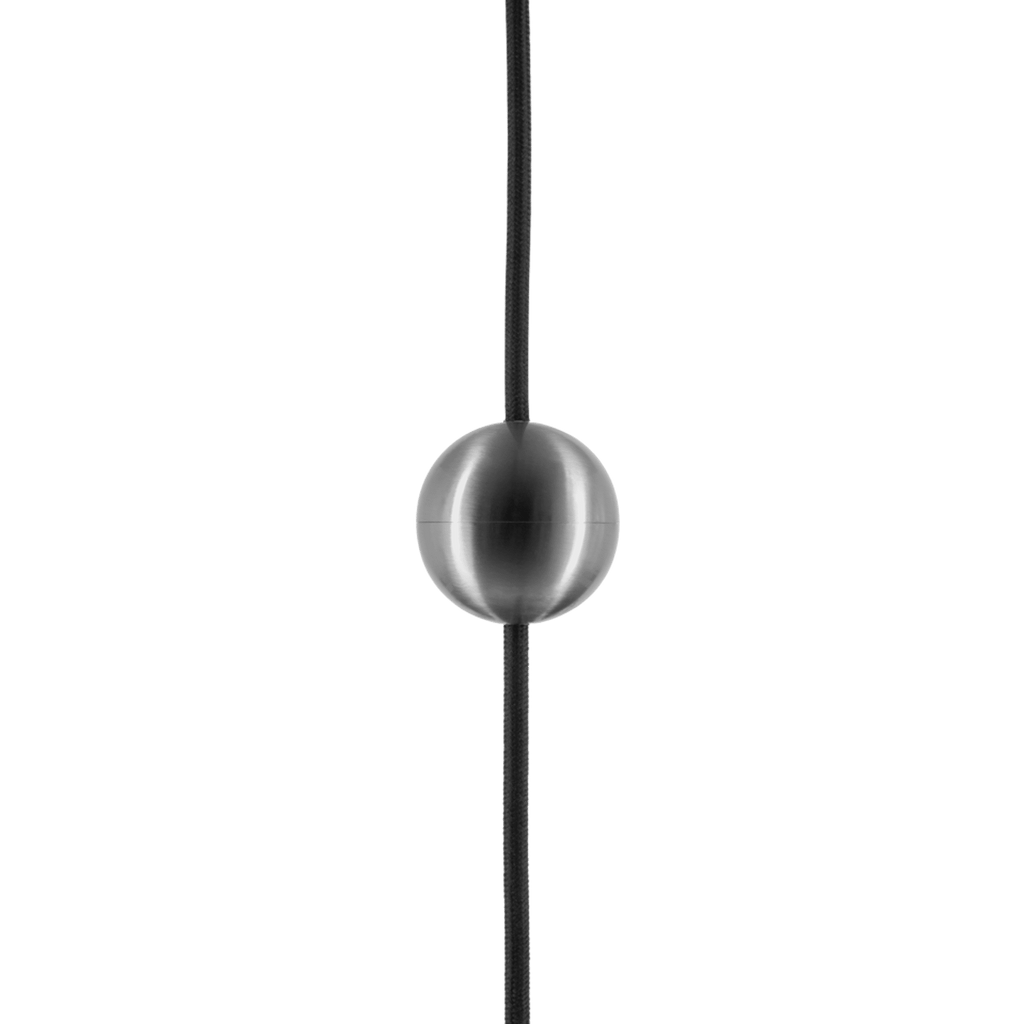 Cord Connector - Brushed Steel