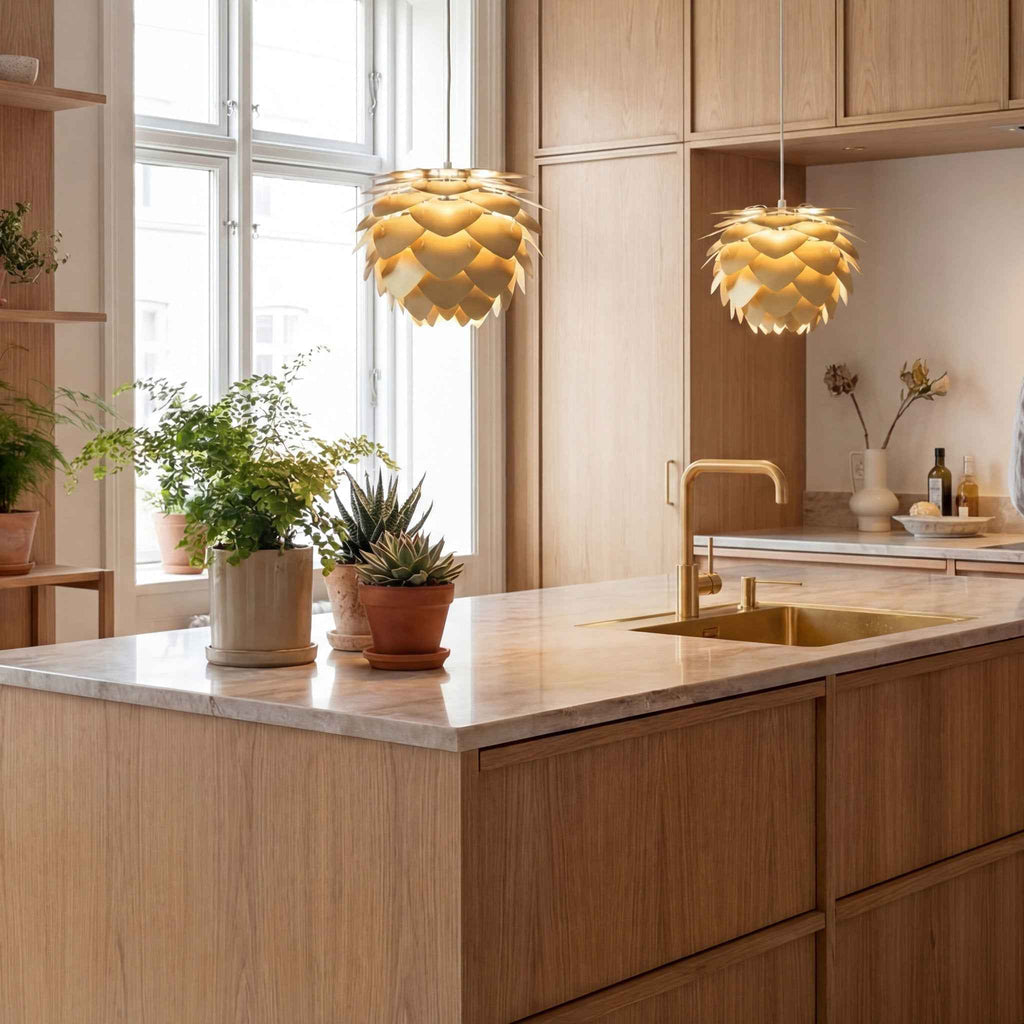 Aluvia Mini brushed brass - lifestyle 2