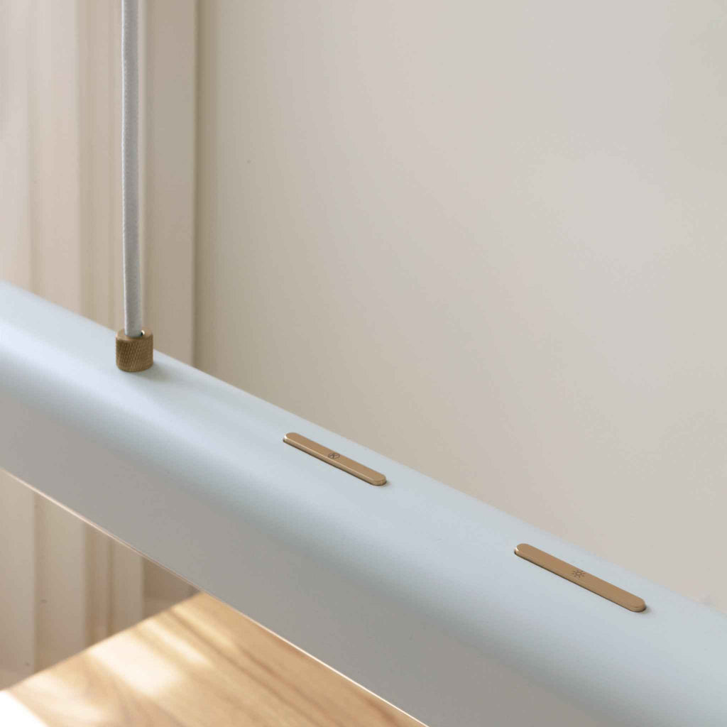 Hazel Branch 100cm White Brass - lifestyle