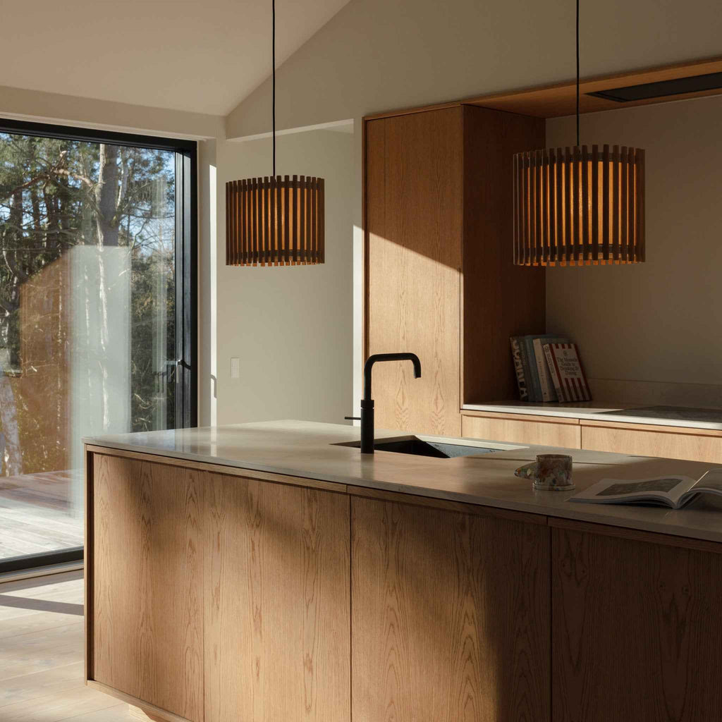 Komorebi Medium Rectangular Oak - lifestyle