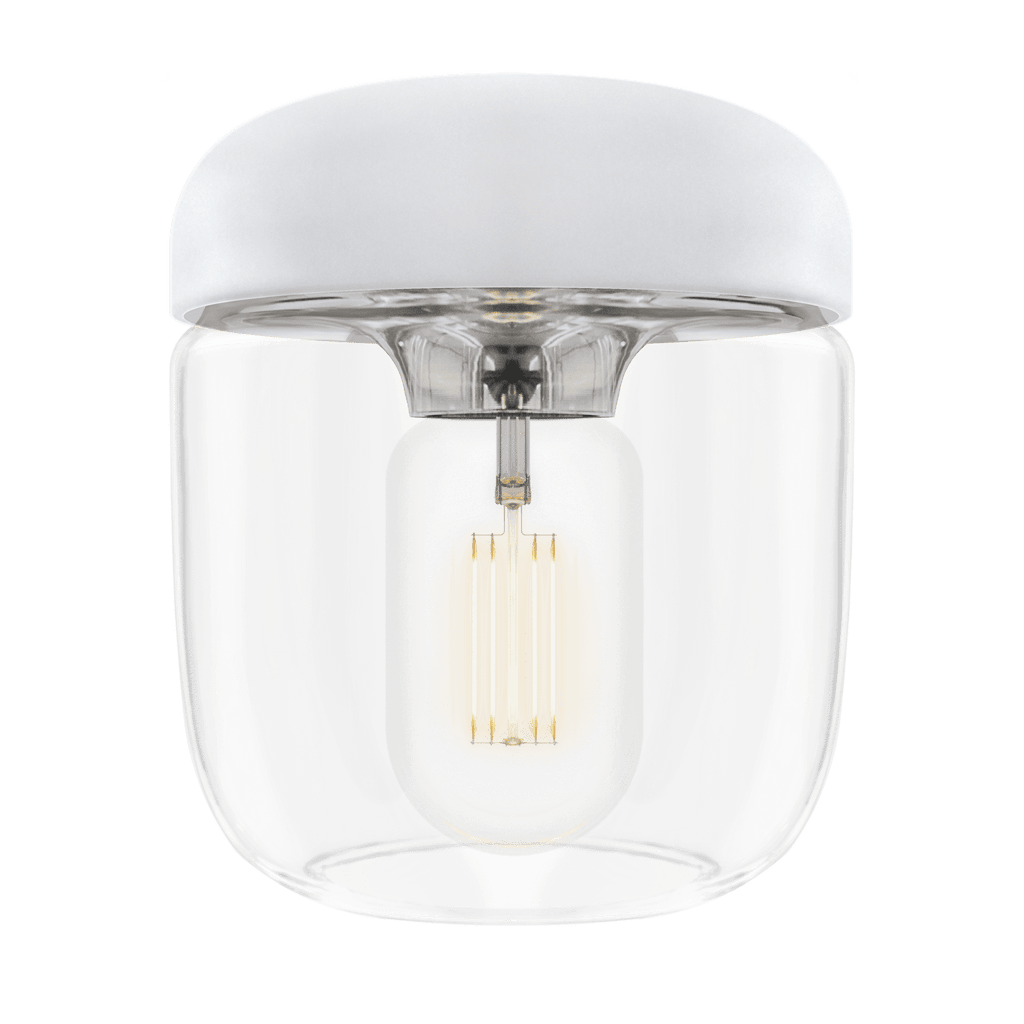 Acorn white/polished steel - packshot