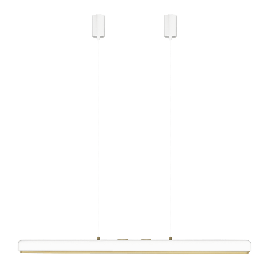 Hazel Branch 100cm White Brass - packshot