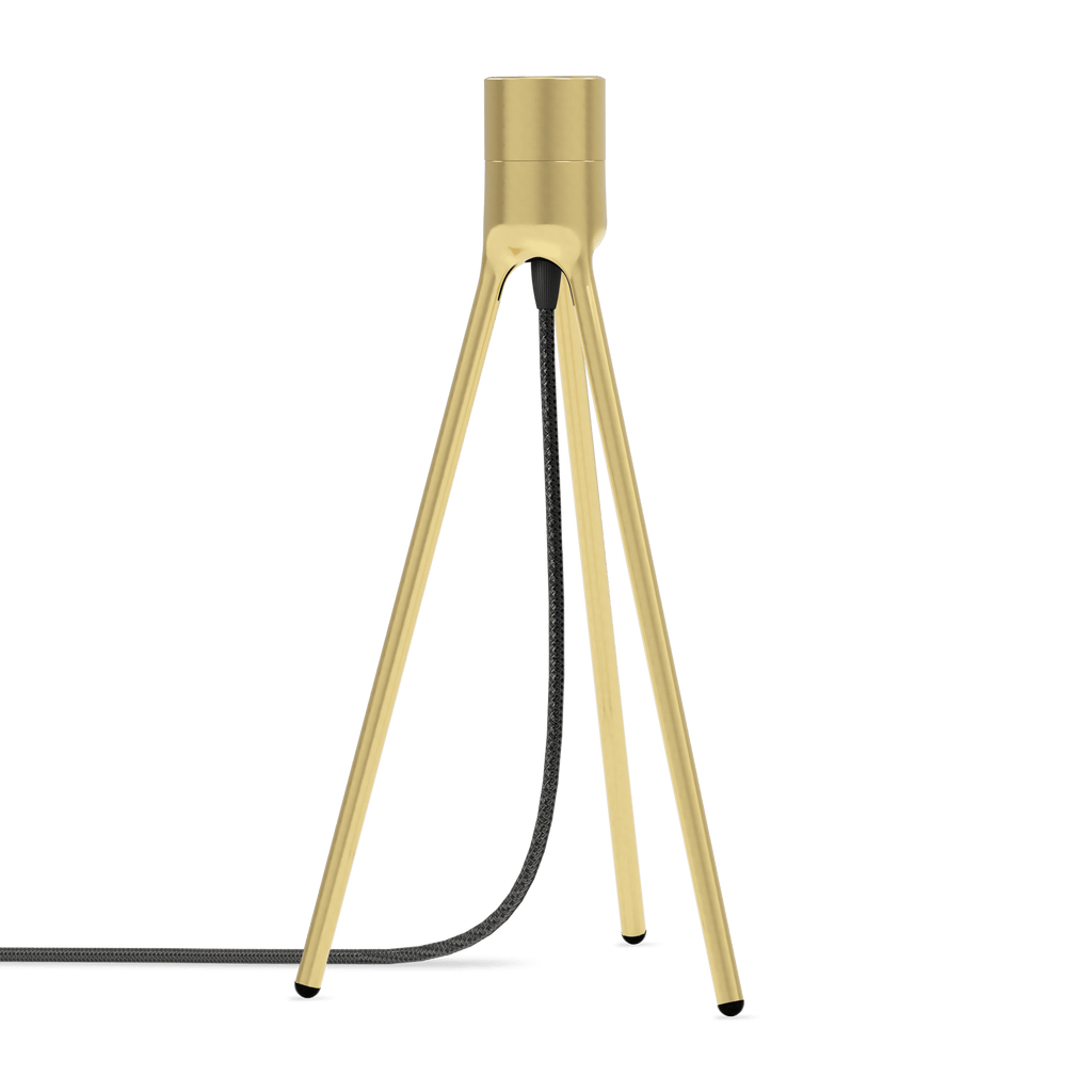 Tripod Table Brushed Brass - packshot