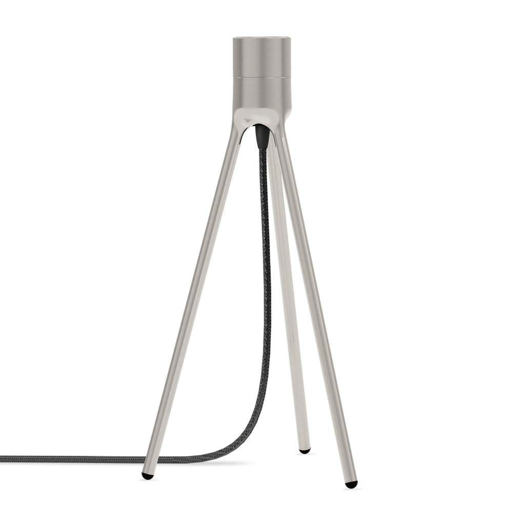 Tripod Table Brushed Steel - packshot