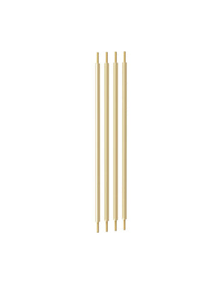Space Rods, shelf divider, brass
