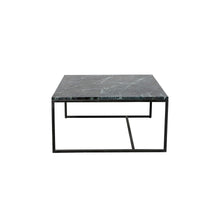 Carica l'immagine nel visualizzatore di Gallery, Square Marble Coffee table - Green - Will - 70x70x36,5cm