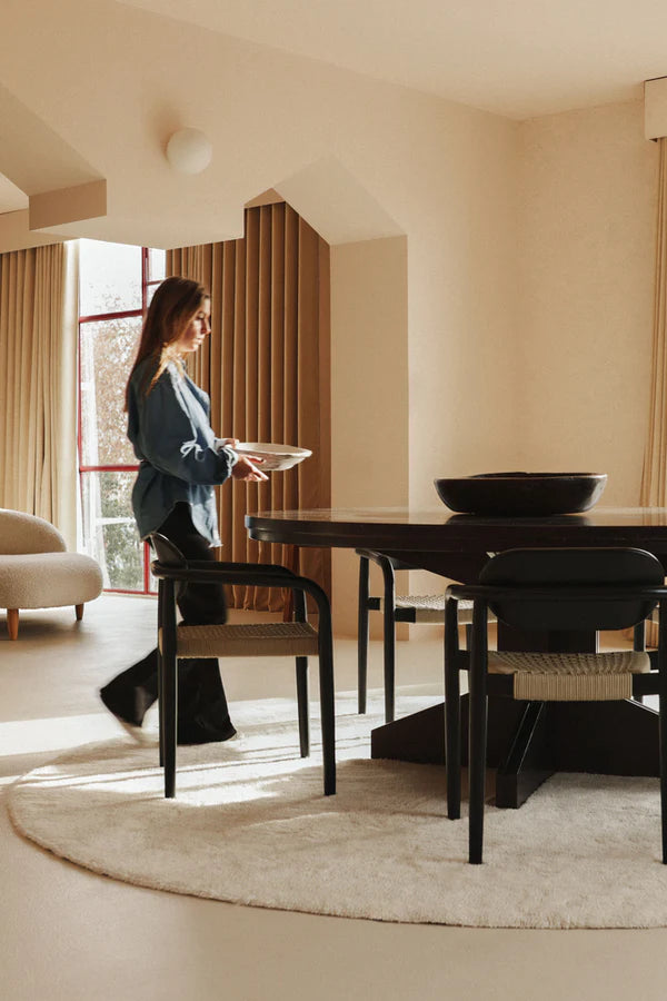 WOOLABLE RUG ROUND NATURAL