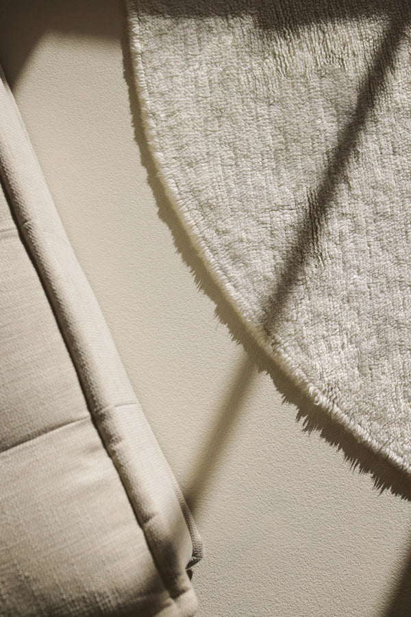 WOOLABLE RUG ROUND NATURAL