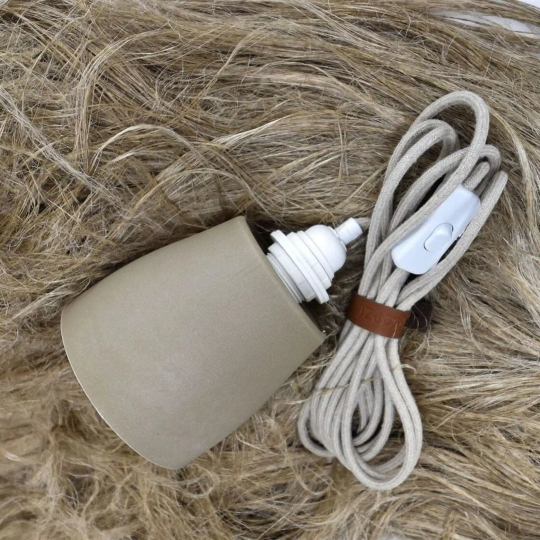 DOTE lampshade with twine cable