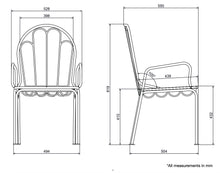 Laden Sie das Bild in den Galerie-Viewer, THE AL FRESCO DINING CHAIR - ANTIQUE WHITE