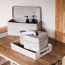 Carica l&#39;immagine nel visualizzatore di Gallery, Rattan storage box