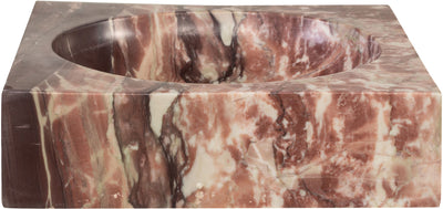 Rosalia Pink Marble Bowl Large