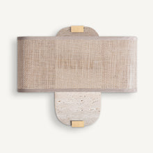 Laden Sie das Bild in den Galerie-Viewer, Travertine wall lamp