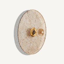 Load image into Gallery viewer, Rattan Wall Lamp