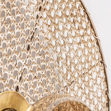 Load image into Gallery viewer, Rattan Wall Lamp