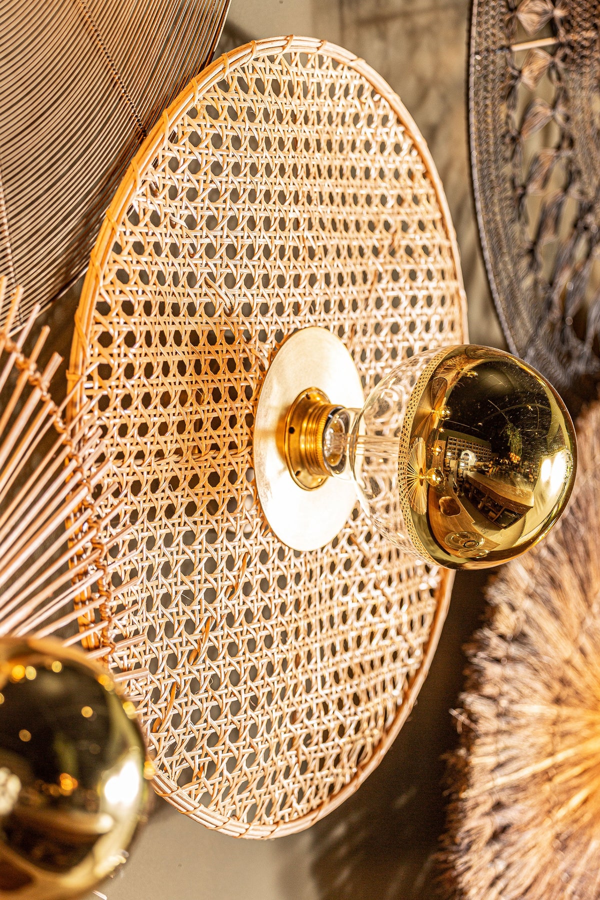 Rattan Wall Lamp