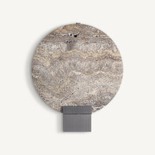 Carica l&#39;immagine nel visualizzatore di Gallery, Silver Travertine Wall Lamp